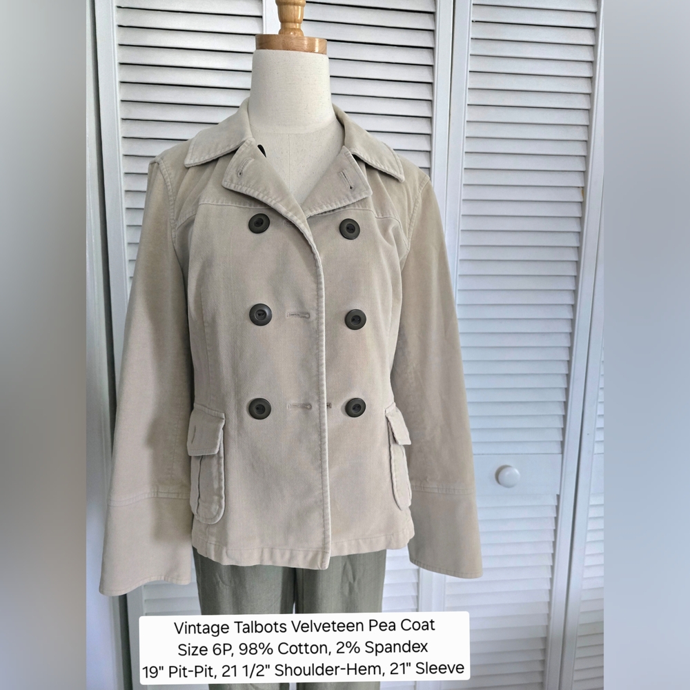 Talbots Lightweight Pea Coat